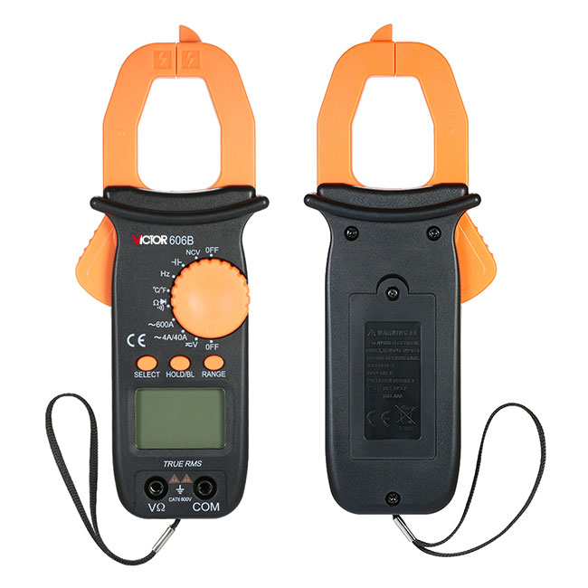 Емкость сопротивления RMS вольтамперомметра метра струбцины 4000 цифров ...