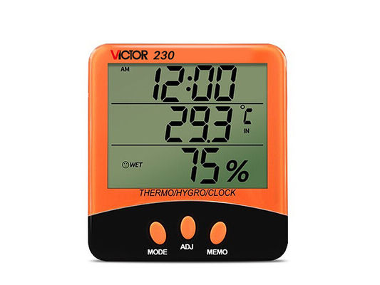 Небольшой влагомер цифрового термометра размера с зондом ВИКТОР 230