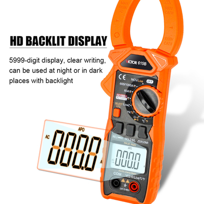 VICTOR 615B DC 1500V 1000A True RMS AC DC Digital Clamp Multimeter с живым NCV солнечным энергетическим сцеплением