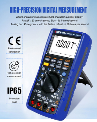 VICTOR 98C+ беспроводной цифровой мультиметр 22000 счетов отображения авто дальности мультиметр