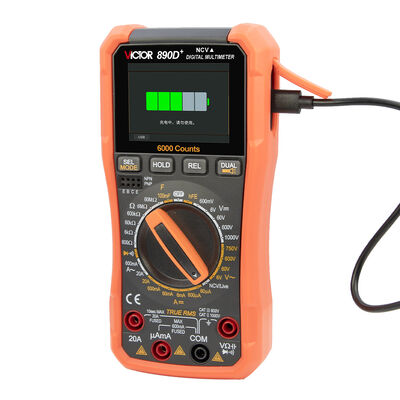 VICTOR 890C Цифровой мультиметр с ТФТ-экран 6000 счетов дисплея